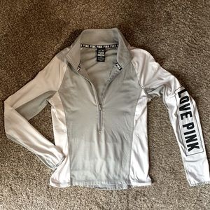 Victoria Secret PINK Ultimate Workout/Running Jacket/Pullover Tee -S